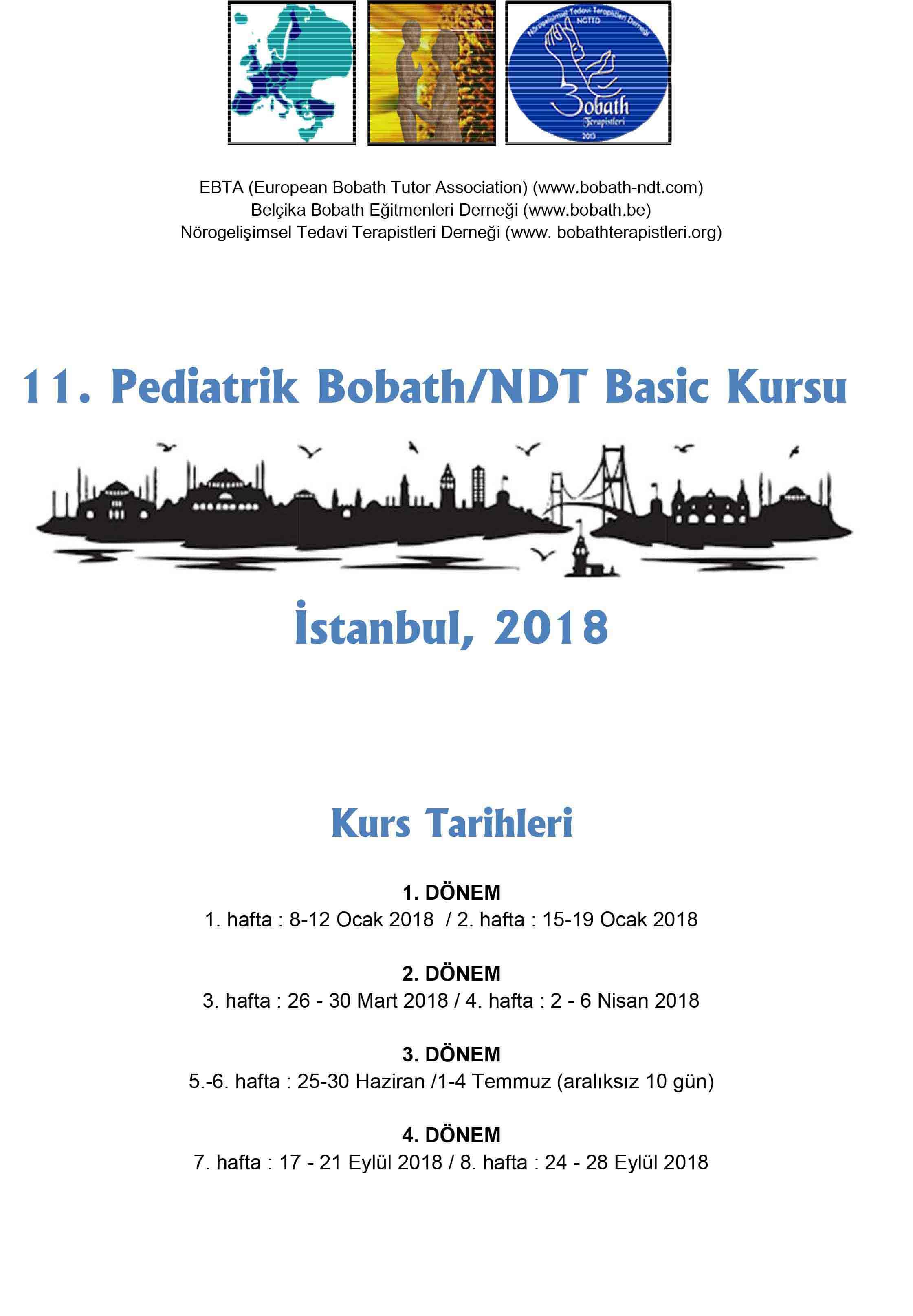 11. Pediatrik Bobath/NDT Basic Kursu